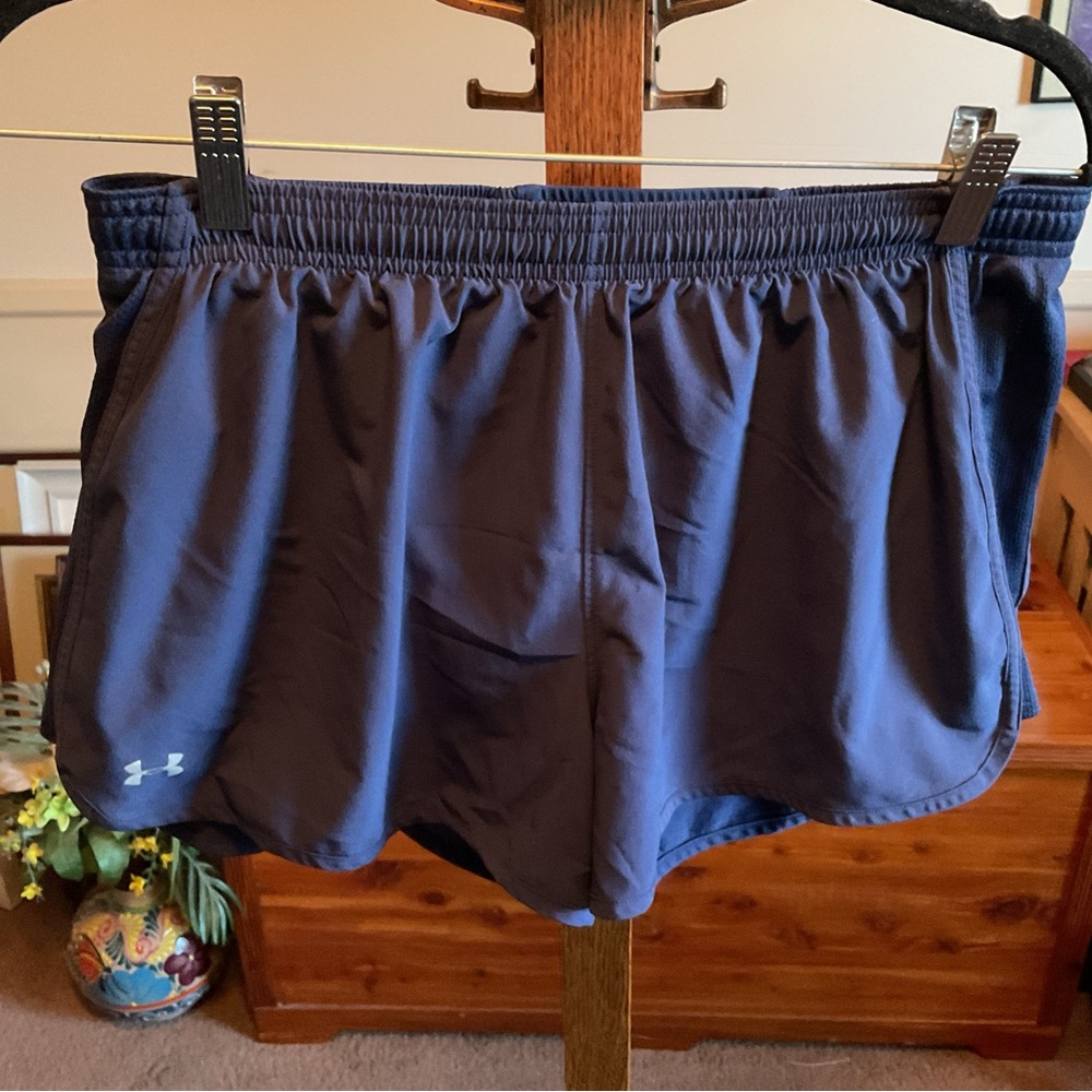 Under Armour Women's Dark Blue Athletic Shorts